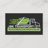 ジャンクの取り外しと運搬 名刺 (正面)