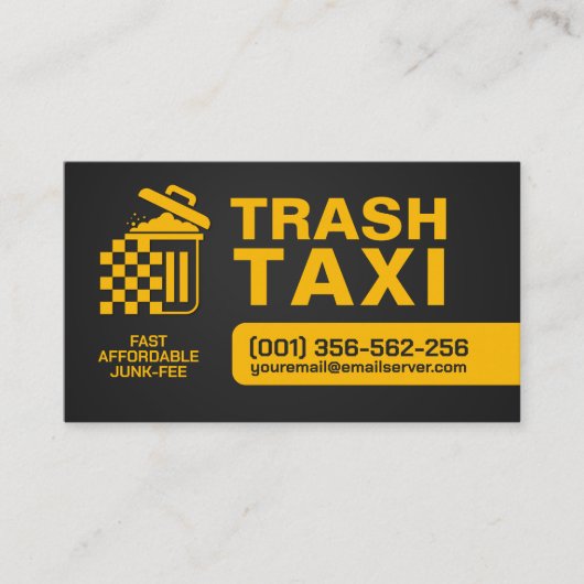 ジャンクの取り外しと運搬 名刺 (正面)