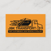 ジャンクの取り外しと運搬 名刺 (正面)