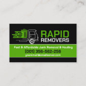 ジャンクの取り外しと運搬 名刺 (正面)