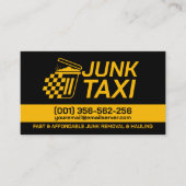 ジャンクの取り外しと運搬 名刺 (正面)