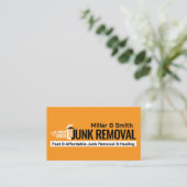 ジャンクの取り外しと運搬 名刺 (スタンド正面)