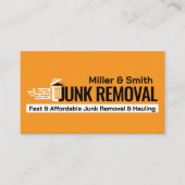 ジャンクの取り外しと運搬 名刺 (正面)