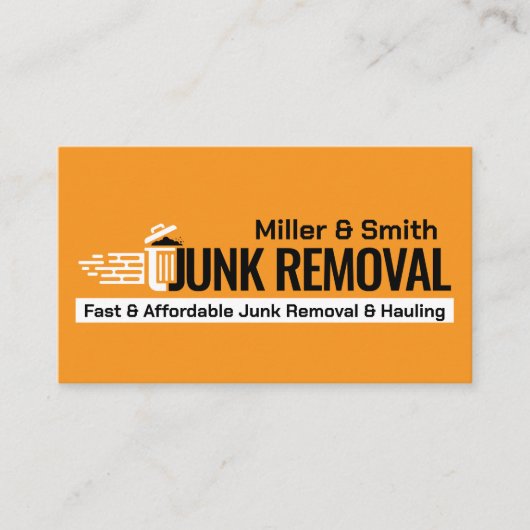 ジャンクの取り外しと運搬 名刺 (正面)