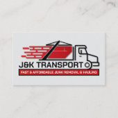 ジャンクの取り外しと運搬 名刺 (正面)