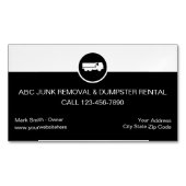 ジャンクの運搬と取り外し磁気名刺 マグネット名刺 (正面)
