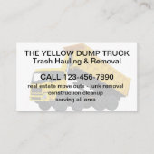 ジャンクの運搬と取り外し 名刺 (正面)