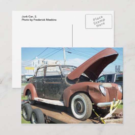 ジャンクカー， 2 ポストカード (正面/裏面)