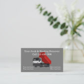 ジャンククールの運搬と整理の名刺 名刺 (スタンド正面)