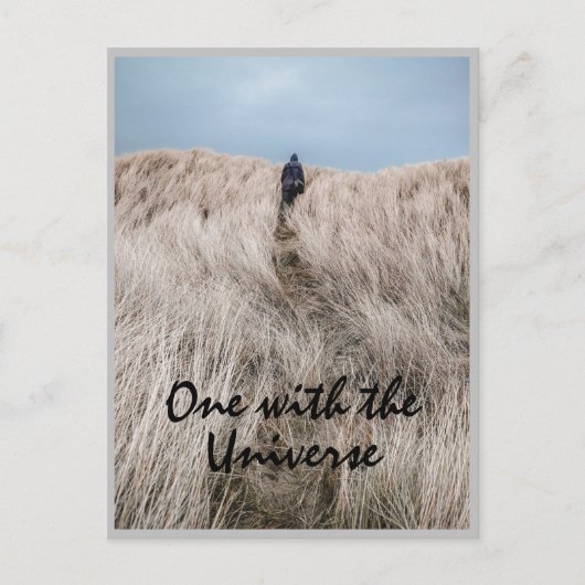 ジャンクションカード No.42: 宇宙と一体化する ポストカード (正面)