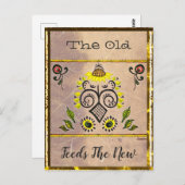 ジャンクションカードNo 11食べ物を与え:新しい ポストカード (正面/裏面)