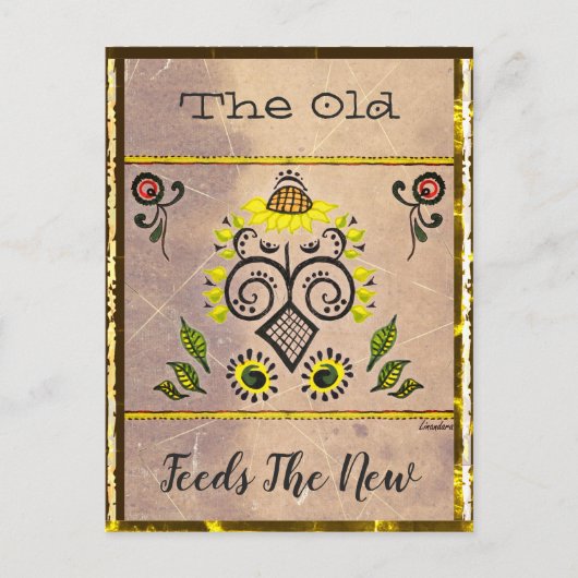 ジャンクションカードNo 11食べ物を与え:新しい ポストカード (正面)