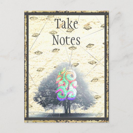 ジャンクションカードNo 13:すべてメモを取る ポストカード (正面)