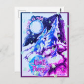 ジャンクションカードNo 18:暗闇または寒い中でフリーズしない ポストカード (正面/裏面)