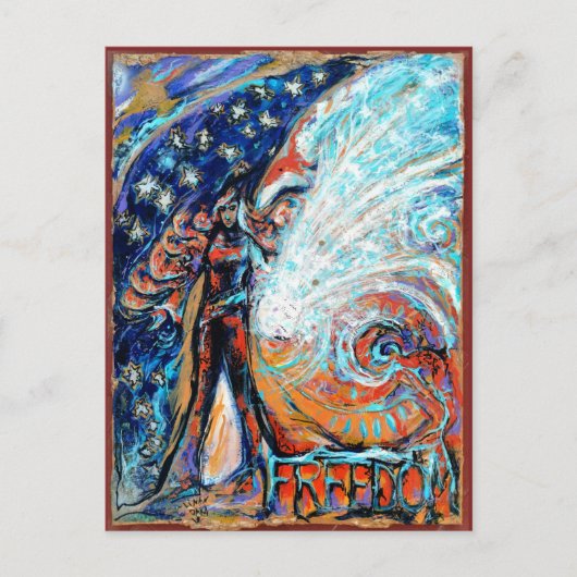 ジャンクションカードNo 24:自由 ポストカード (正面)
