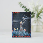 ジャンクションカードNo 40:月に誓う ポストカード (スタンド正面)