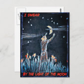 ジャンクションカードNo 40:月に誓う ポストカード (正面/裏面)