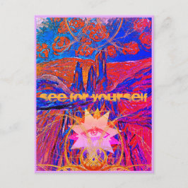 ジャンクションカードNo 46：山の目を見る ポストカード