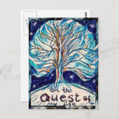 ジャンクションカードNo 4:私の人生の探求 ポストカード (正面/裏面)