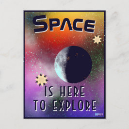 ジャンクションカードNo 53宇宙を探索する ポストカード