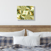 ジャンクション – Mandelbrot Art キャンバスプリント (インサイチュ (寝室))