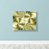 ジャンクション – Mandelbrot Art キャンバスプリント (インサイチュ (ウッドフロア))