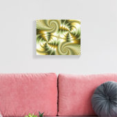 ジャンクション – Mandelbrot Art キャンバスプリント (インサイチュ (リビング))