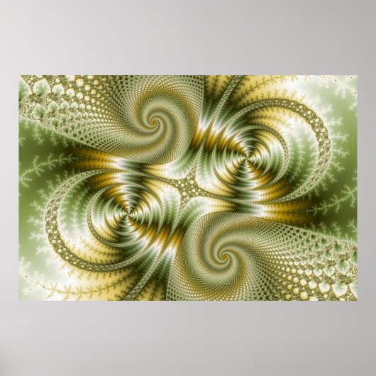 ジャンクション – Mandelbrot Art ポスター (正面)