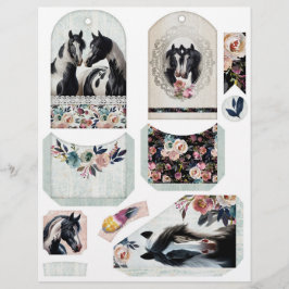 ジャンクジャーナルかわいらしEphemeraとピント馬