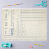 ジャンクジャーナルのバックグラウンドデカップシート 薄葉紙 (クラフト)