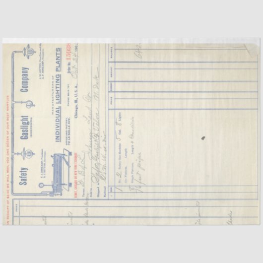 ジャンクジャーナルのバックグラウンドデカップシート 薄葉紙 (正面)