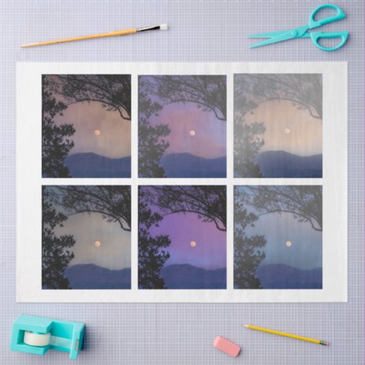 ジャンクジャーナル妖精の国スカイムーンツリーズファンタジー7-12 薄葉紙 (クラフト)