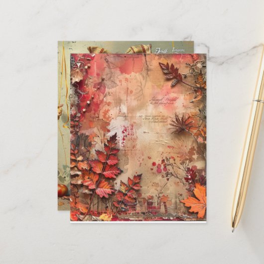 ジャンクジャーナル秋の幸せ (正面/裏面インサイチュ)