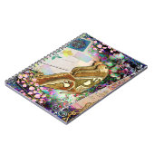 ジャンクジャーナル蝶くず ノートブック (左側)