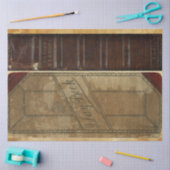 ジャンクジャーナル要素の切り離し紙 薄葉紙 (クラフト)