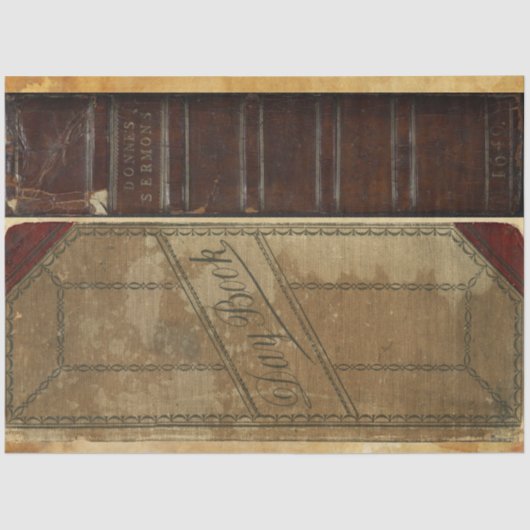 ジャンクジャーナル要素の切り離し紙 薄葉紙 (正面)