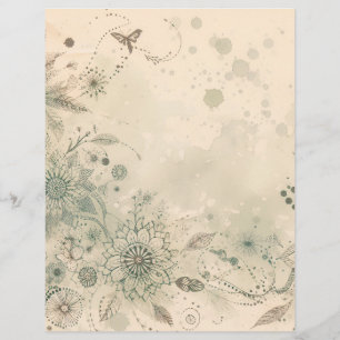 ジャンクジャーナル エフェメラ ヴィンテージ スクラップブック ペーパー