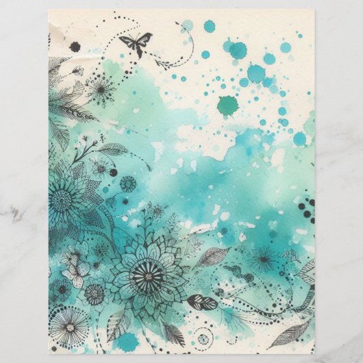 ジャンクジャーナルephemeraヴィンテージスクラップブック紙 (正面)