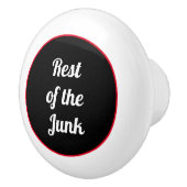 ジャンクドロワーの残りの部分 セラミックノブ (右)