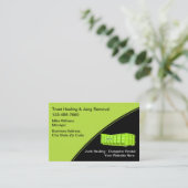 ジャンクハウリングダンプスターレンタル 名刺 (スタンド正面)