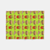 ジャンクフードのフリースブランケット フリースブランケット (正面(横))