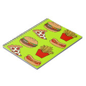 ジャンクフードデザイン ノートブック (左側)