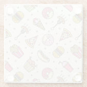 ジャンクフード ガラスコースター (裏面)