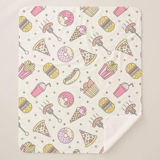 ジャンクフード シェルパブランケット (正面)