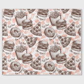 ジャンクフード ラッピングペーパー (フラット)