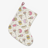 ジャンクフード ラージクリスマスストッキング (正面 (吊り時))