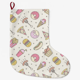 ジャンクフード ラージクリスマスストッキング