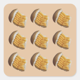 ジャンクフード、安いパフのステッ転がクに。 スクエアシール