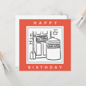 ジャンクメールとゴミ箱の漫画 カード (正面/裏面インサイチュ)