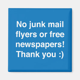 ジャンクメール磁気標識なし！ マグネット